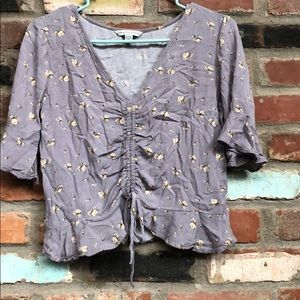 American eagle crop top blouse